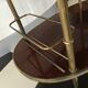 Brass serving table