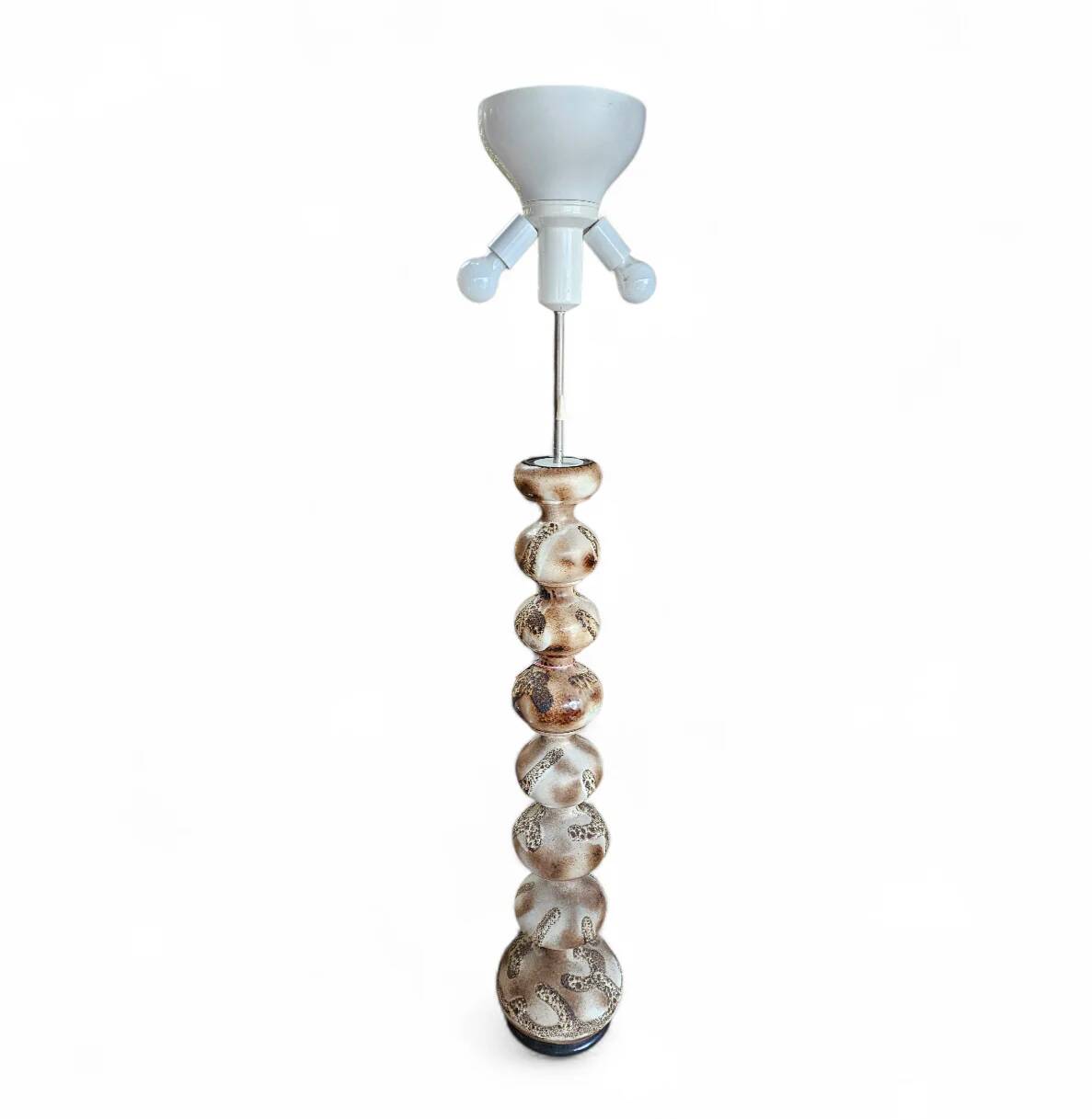 Vintage ceramic bubble floor lamp Kaiser Leuchten
