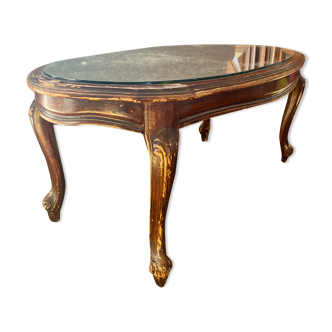 Vintage mirror coffee table