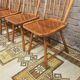 Set de 4 chaises Danoises 1970 vintage