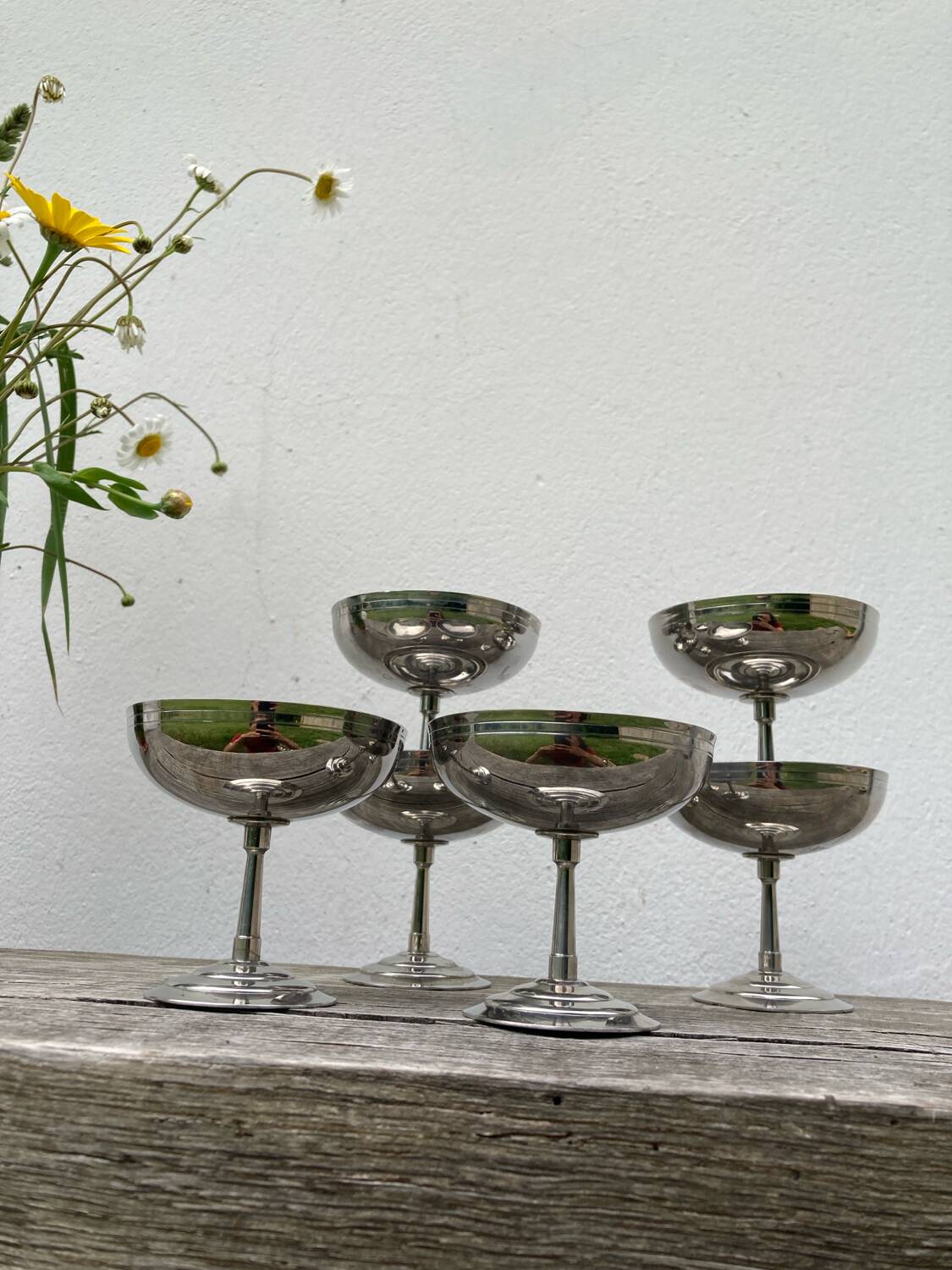 6 Rémy Letang stainless steel bowls