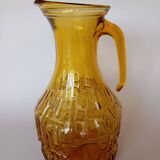 Vintage Bormioli Italian glass carafe from the 70s