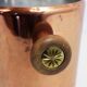 Small copper and teak ice bucket