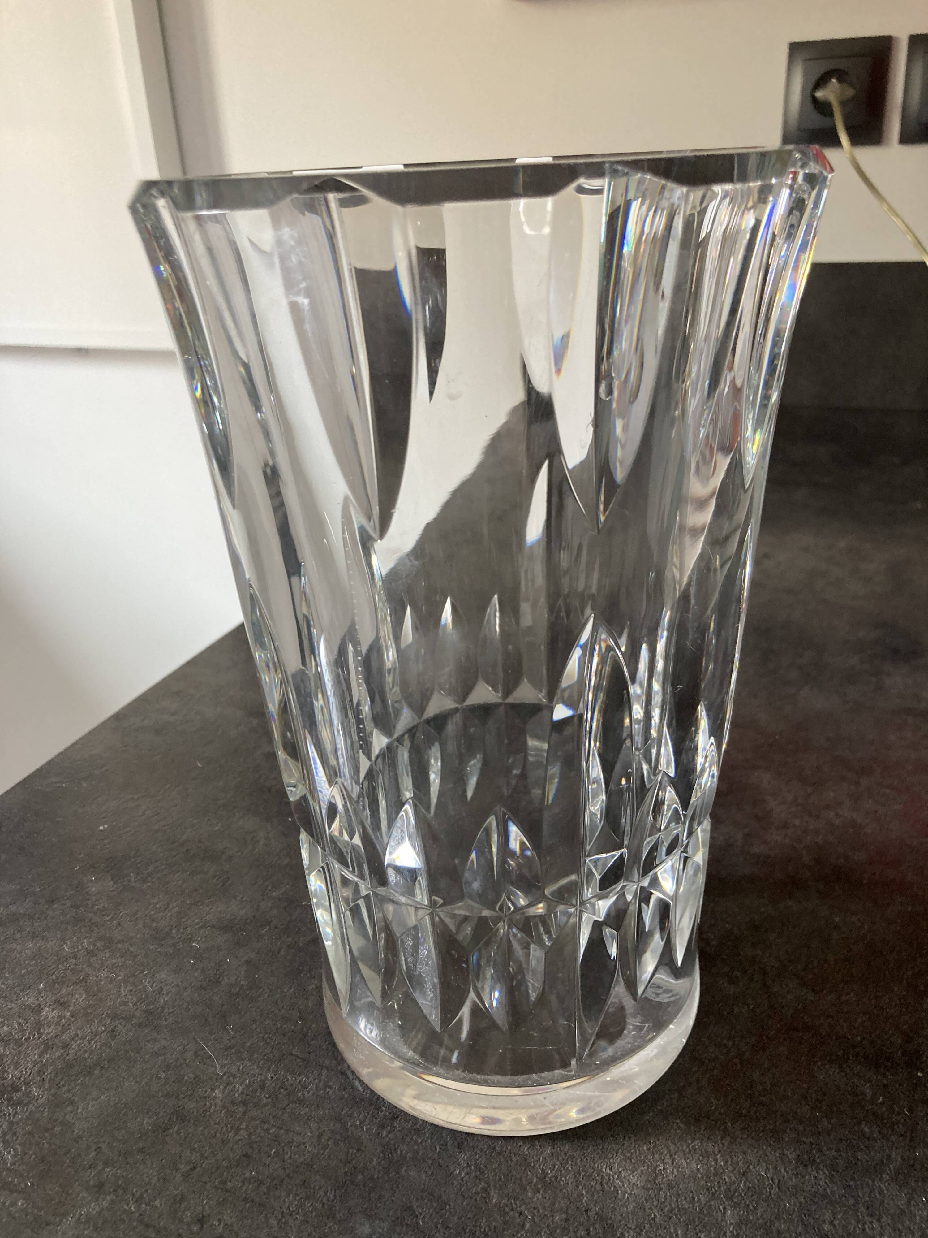 Baccarat crystal vase
