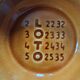 Vintage lotto advertising ashtray
