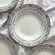 4 deep ironware plates “Colbert” Creil and Montereau