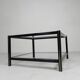 Hollywood Regency coffee table with 2 faceted glass plates, 1970s