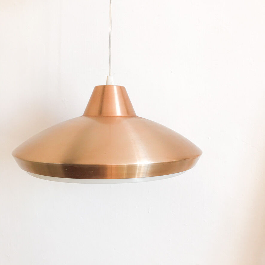 Scandinavian copper pendant lamp