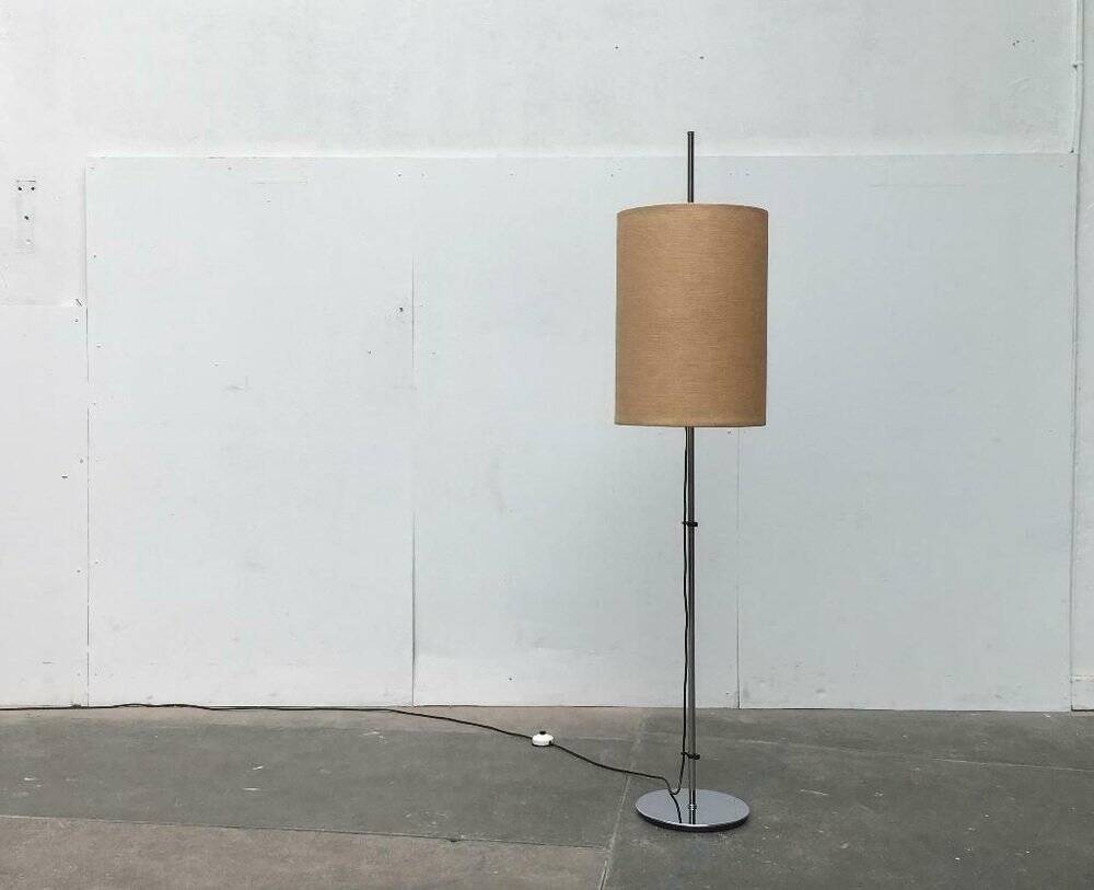German floor lamp from the mid-century space age by Staff Leuchten, 1960s.
