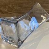 Twisted Square Glass Tealight Vase Decorative Art