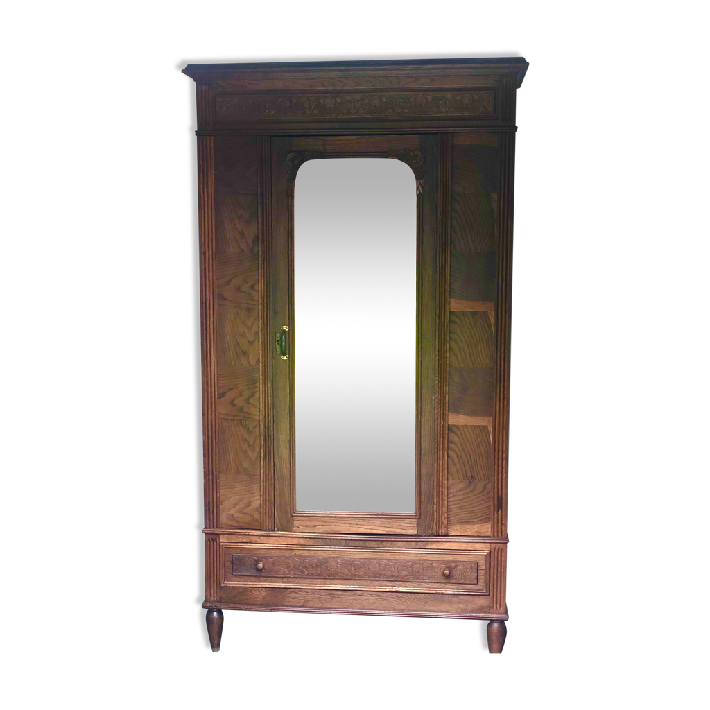 Armoire ancienne avec miroir Selency