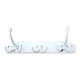 antique cast iron enamelled coat rack