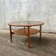 Mid-Century Retro Round Coffee Table by Schreiber 1960