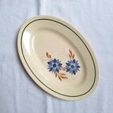Oval plate H.B.C.M. model Reine