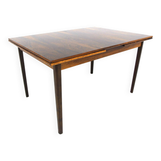 Table de salle à manger "portefeuille" en palissandre, Danemark, 1960