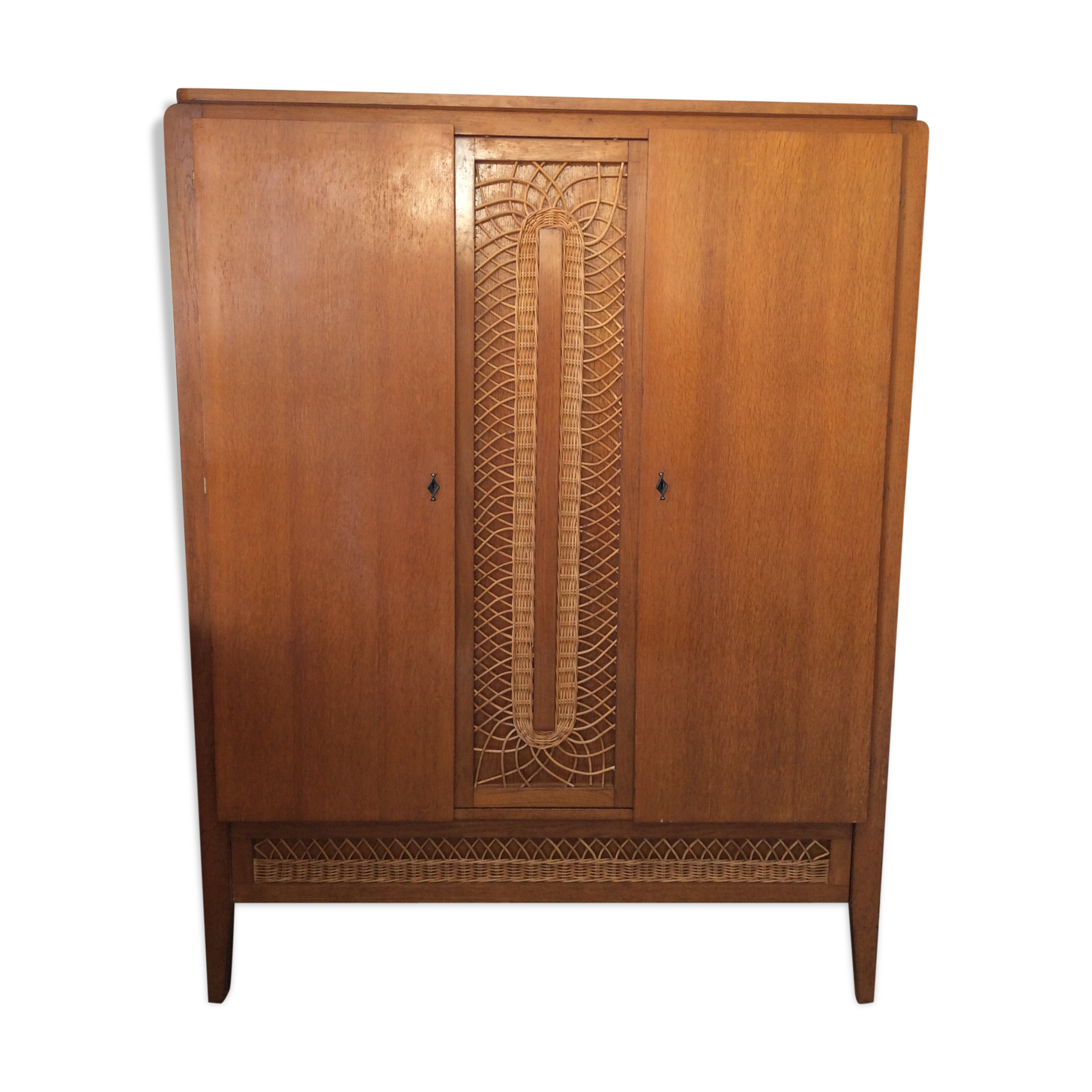 Vintage rattan Cabinet