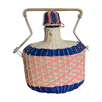 Grande gourde Scoubidou à anse dorée