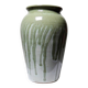Wabi-Sabi Modernist Vase, Handcrafted Stoneware with Vintage Ash Glaze