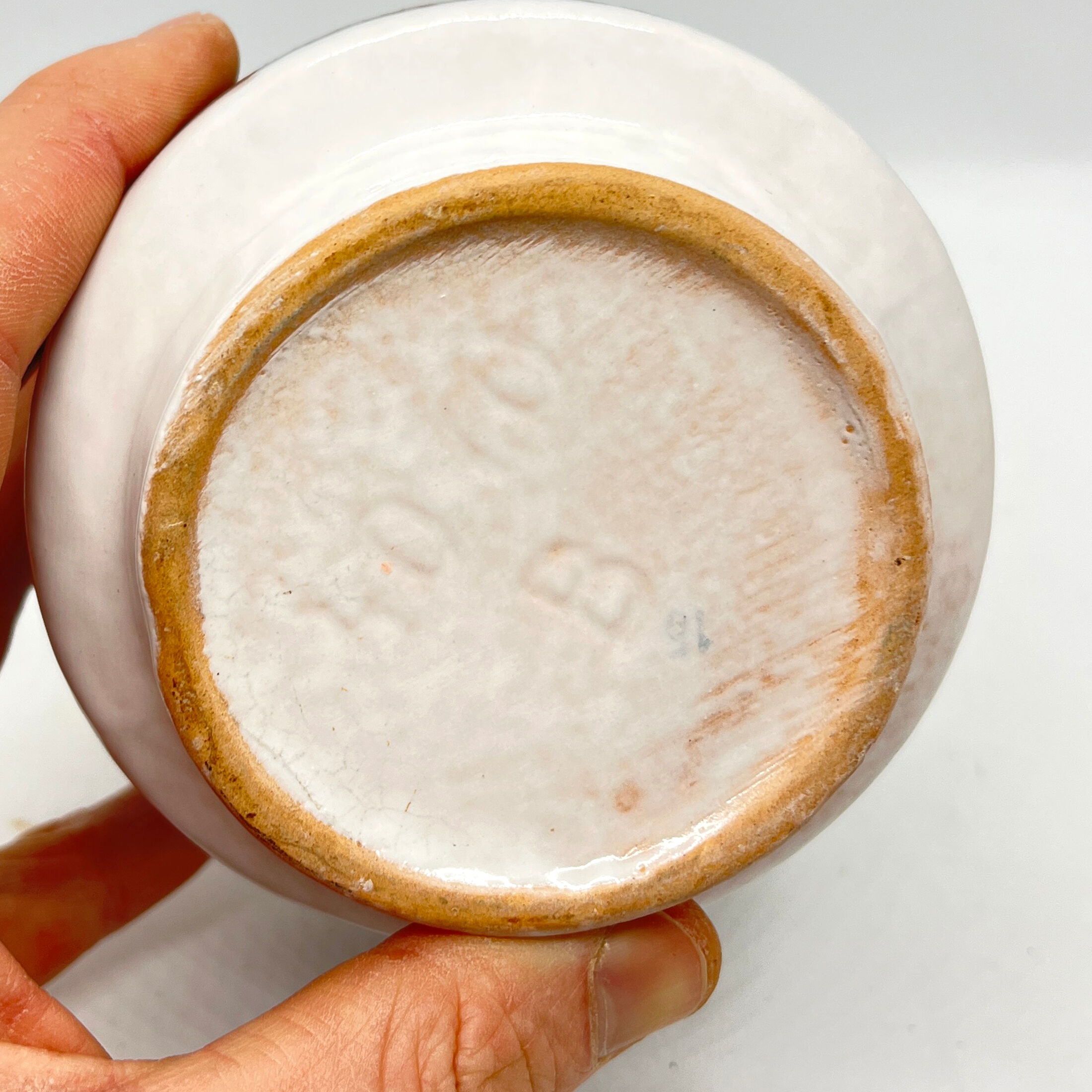 Ceramic vase with handle VEB Haldensleben, Germany, 1970s