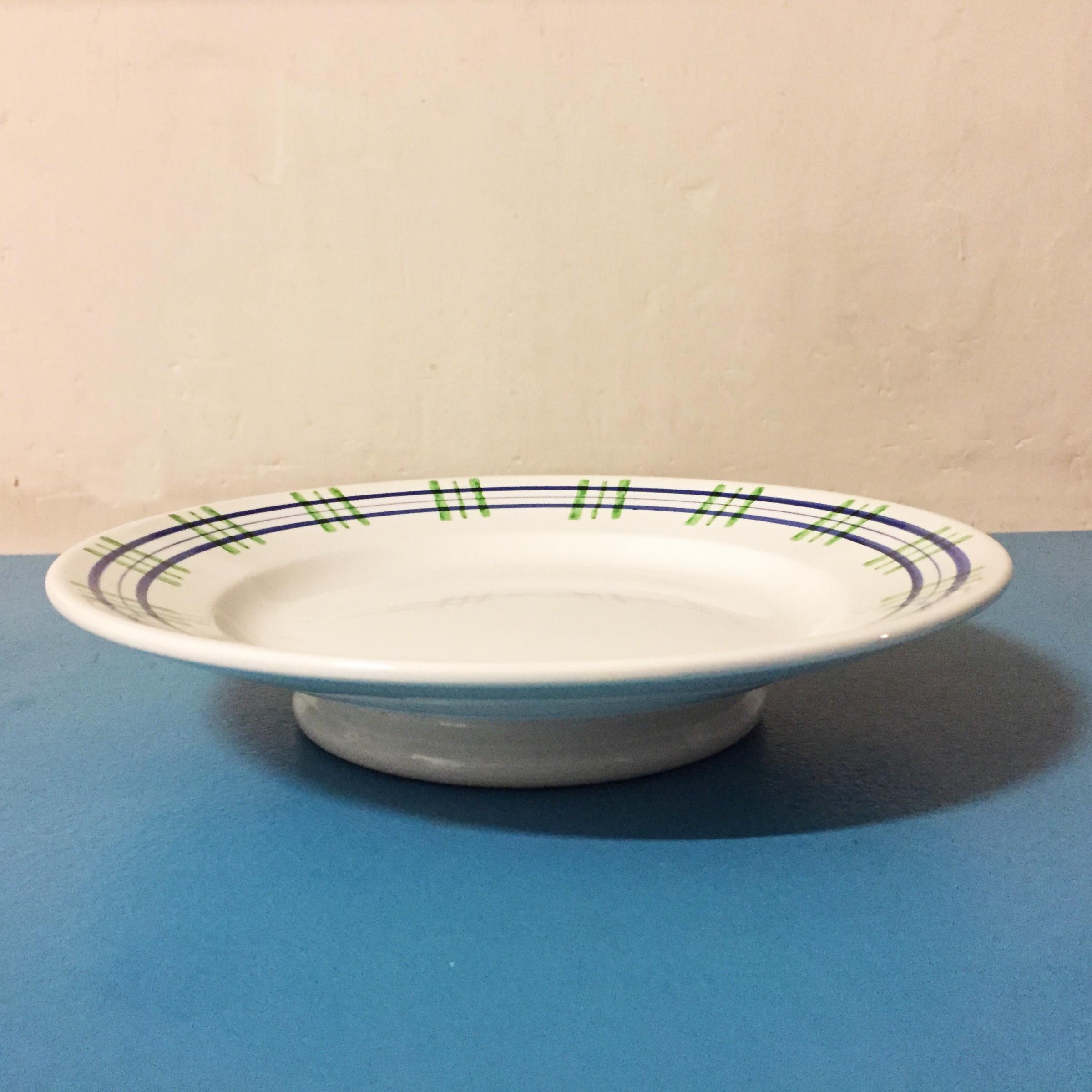 Set of 10 pieces Digoin Sarreguemines "Poitou"