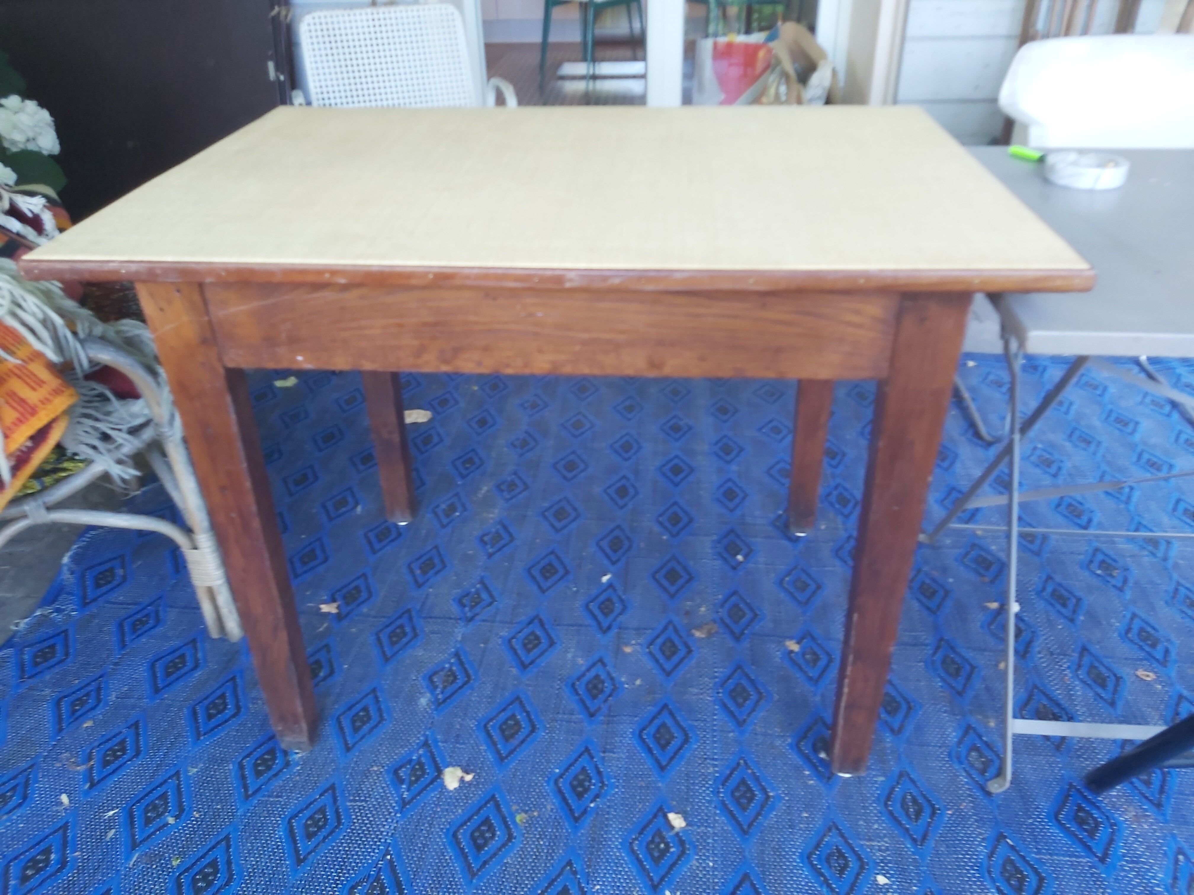 Vintage oak farm table