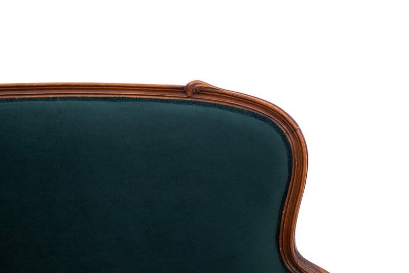 Antique sofa, late 19th century, France, after renovation.