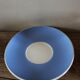 2 coffee cups and saucers pink Digoin Sarreguemines blue Villeroy Boch