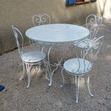 Wrought iron garden set