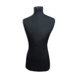 Ancien buste de couturière noir mannequin
