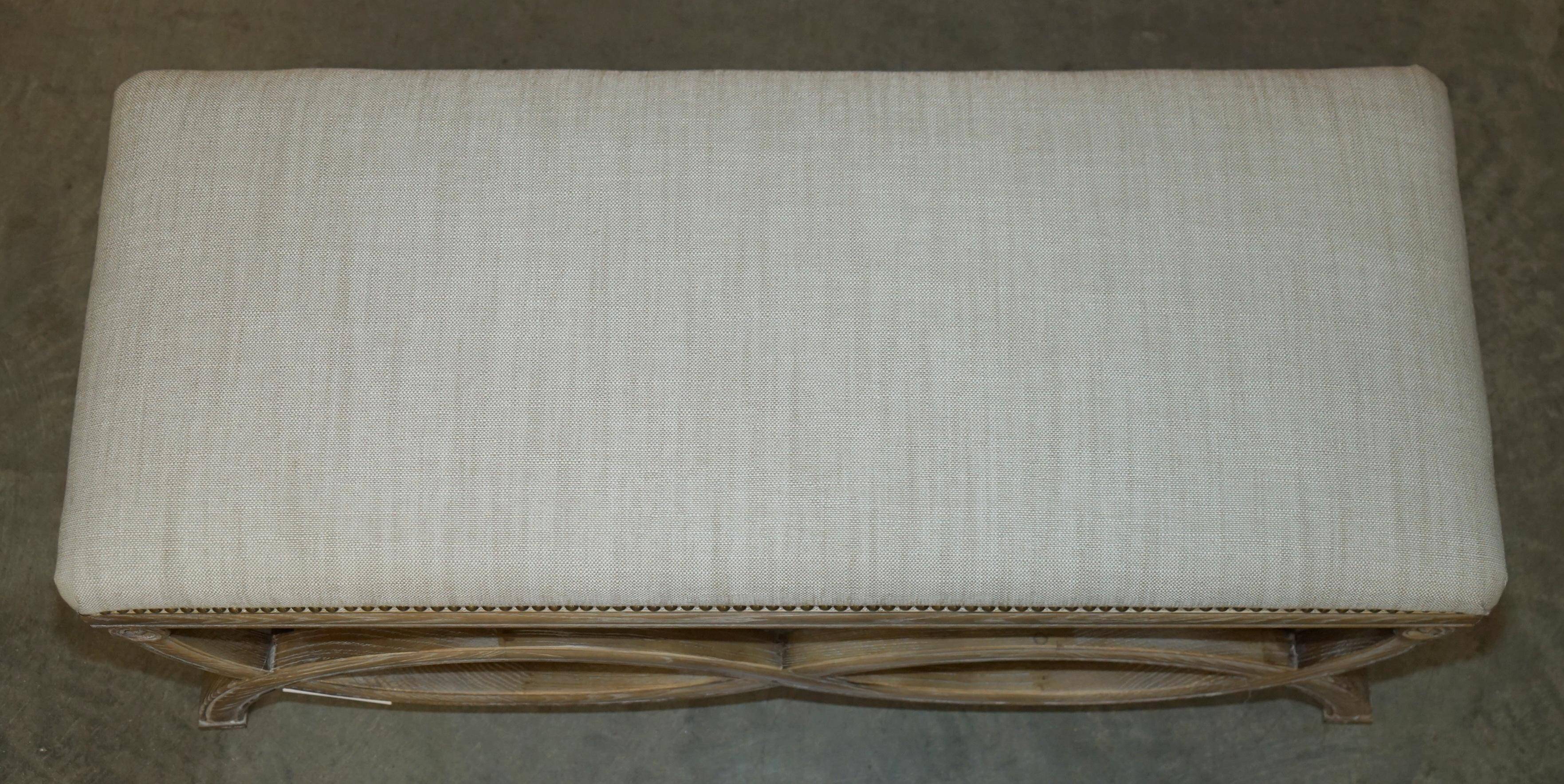Regency style banquette - Dressing table or double piano stool