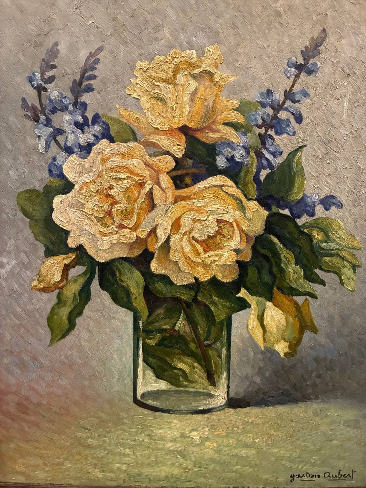 Still life, Gaston Aubert, 20th century