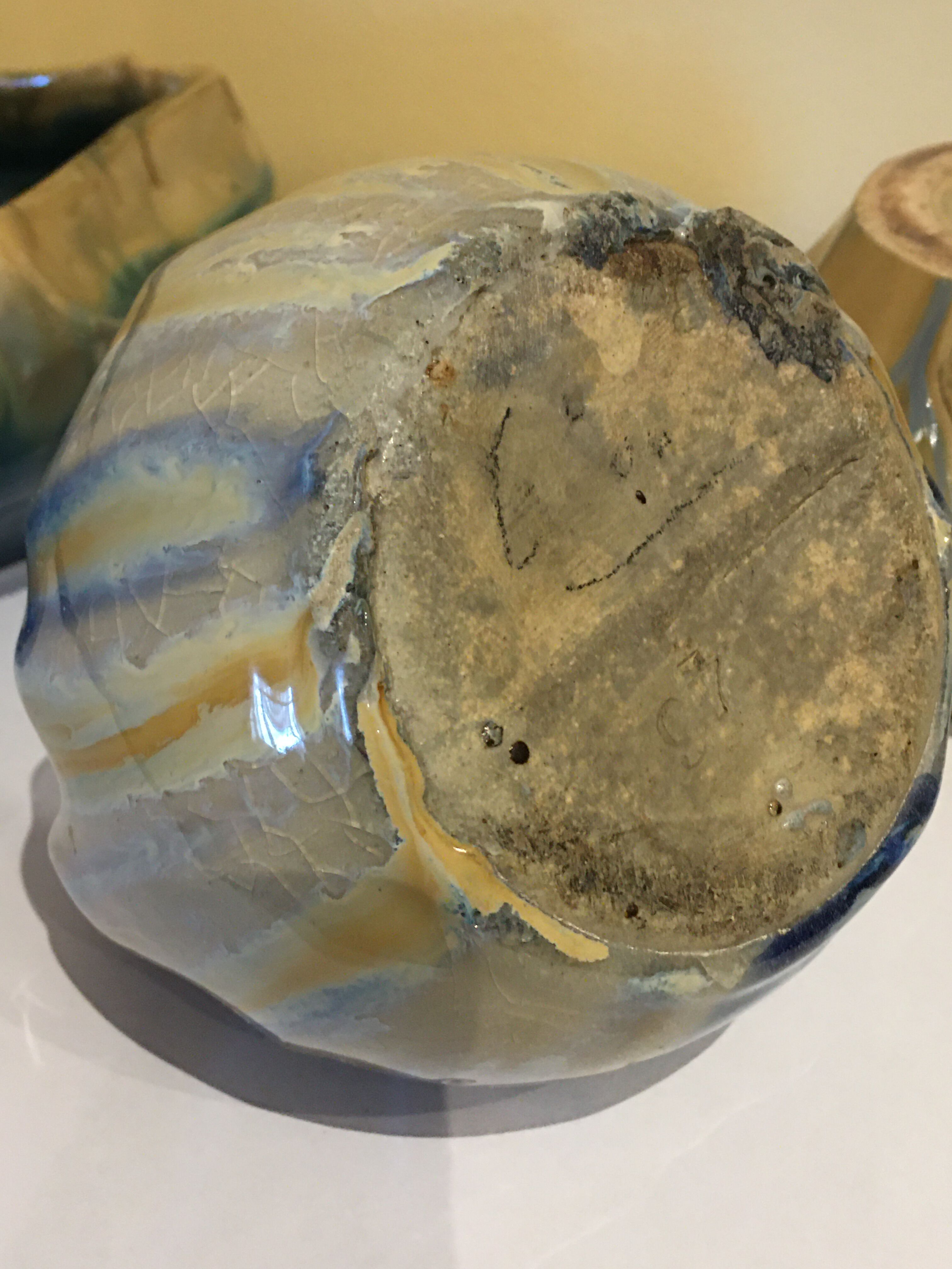 Lot of 3 ceramic pieces G. Metenier