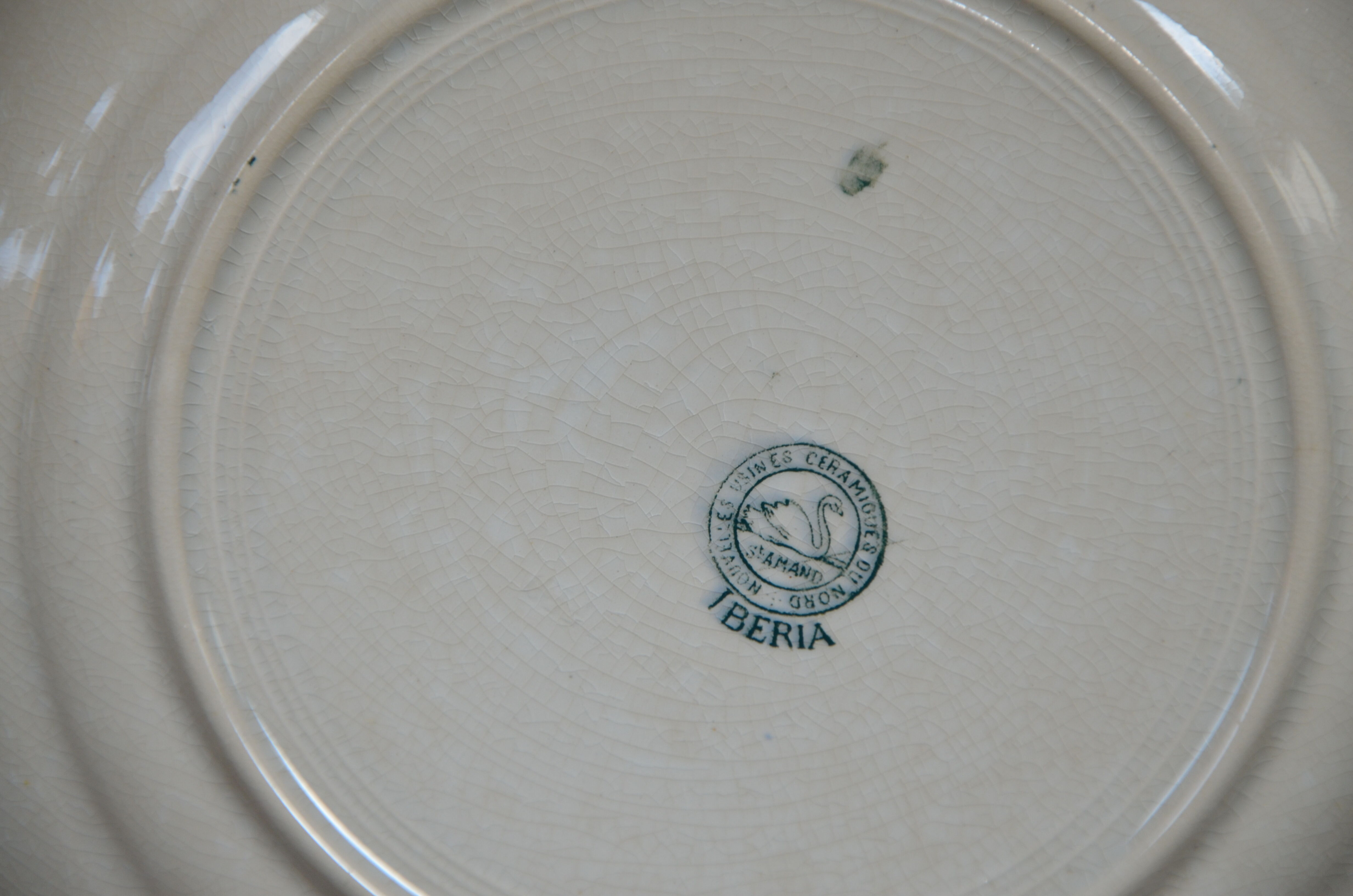 Lot de 6 assiettes Saint Amand collection Ibéria