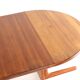 Table à manger extensible ronde 2x 'Gistrup' danoise