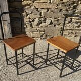 Pair of bedside tables of internant years 50-60