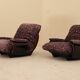 Marsala Lounge Chairs, Ligne Roset, Altuglas, Michel Ducaroy, 1970s