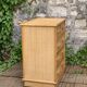 Vintage commode in rattan and woven wicker 1970