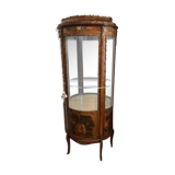 Louis XV style rounded showcase