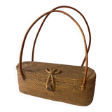 Small decorative wicker basket
