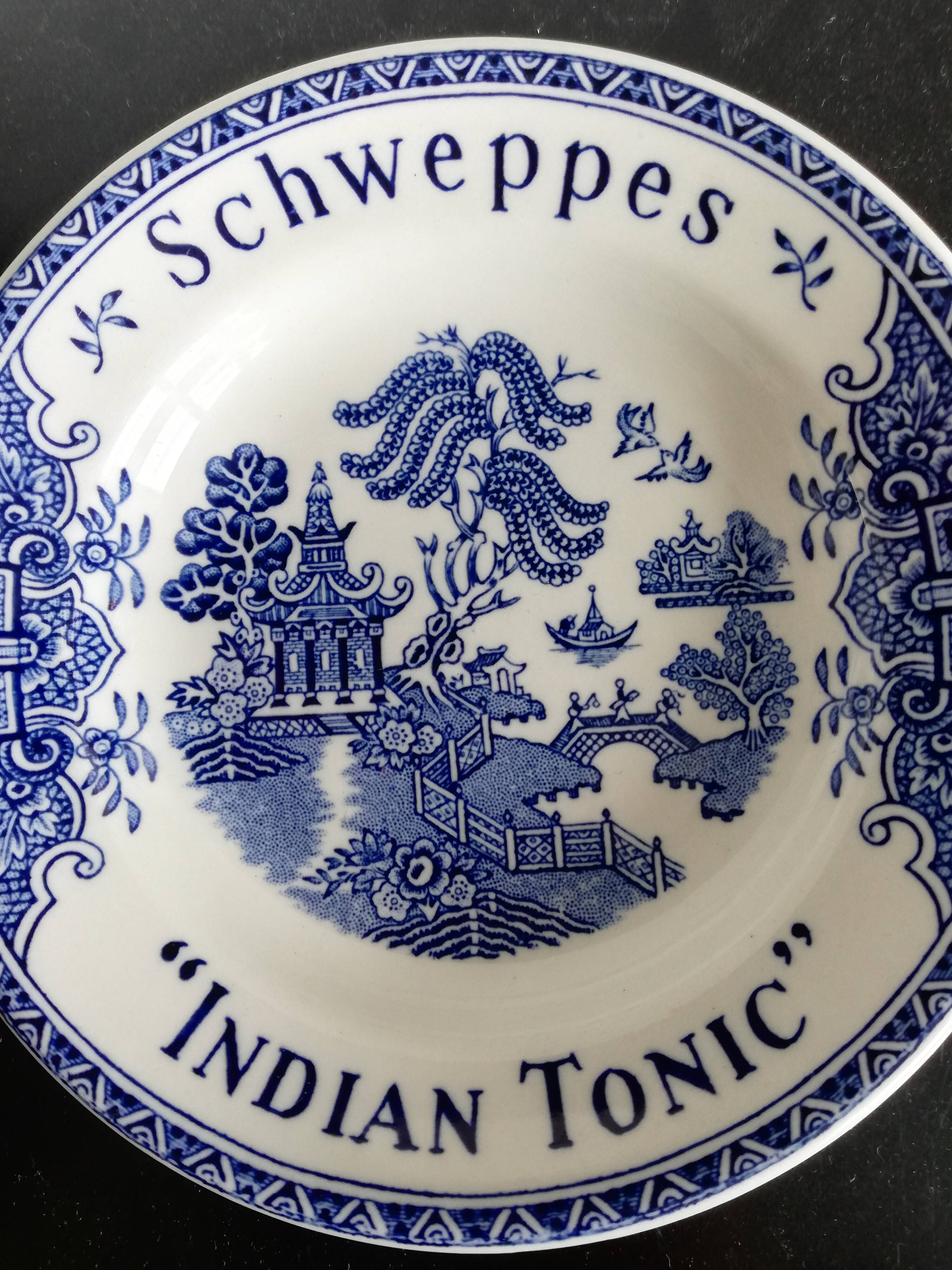 Empty Pocket Wedgwood White and Blue Sweppes