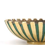 Empty pocket in bronze and blue enamel by Maurice Ascalon