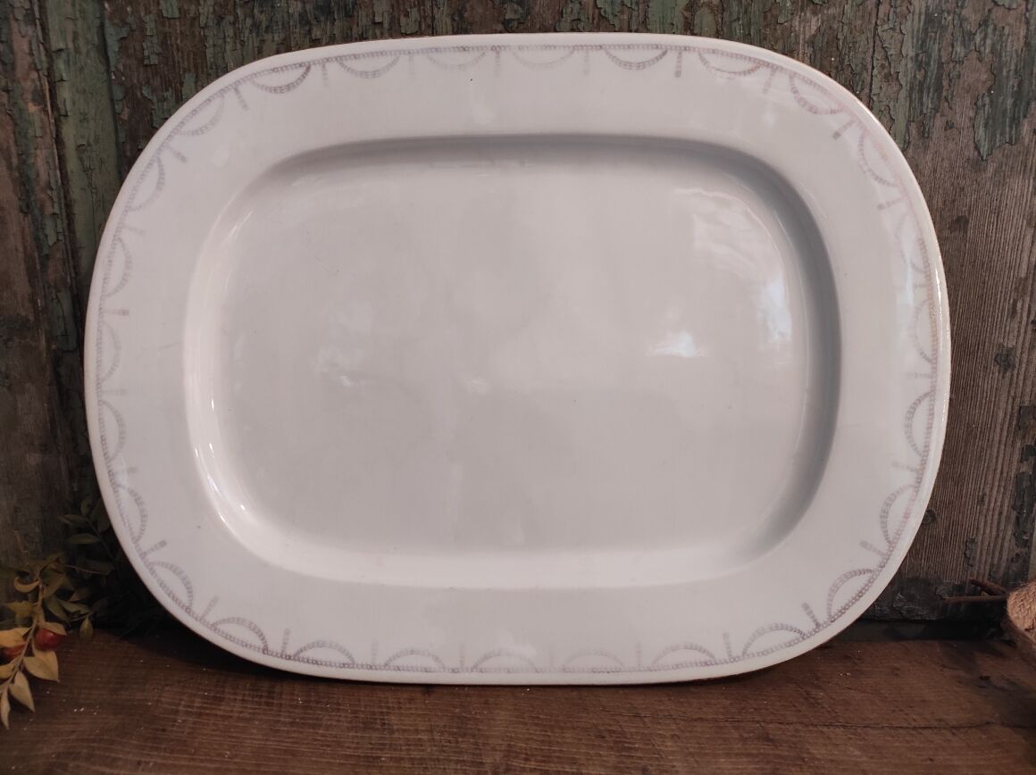 Large antique serving dish by Ernst Wahliss