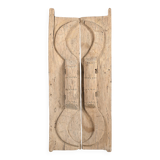Tuimei - Tribal door from Nagaland made of solid wood