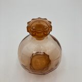 Pink glass shot decanter