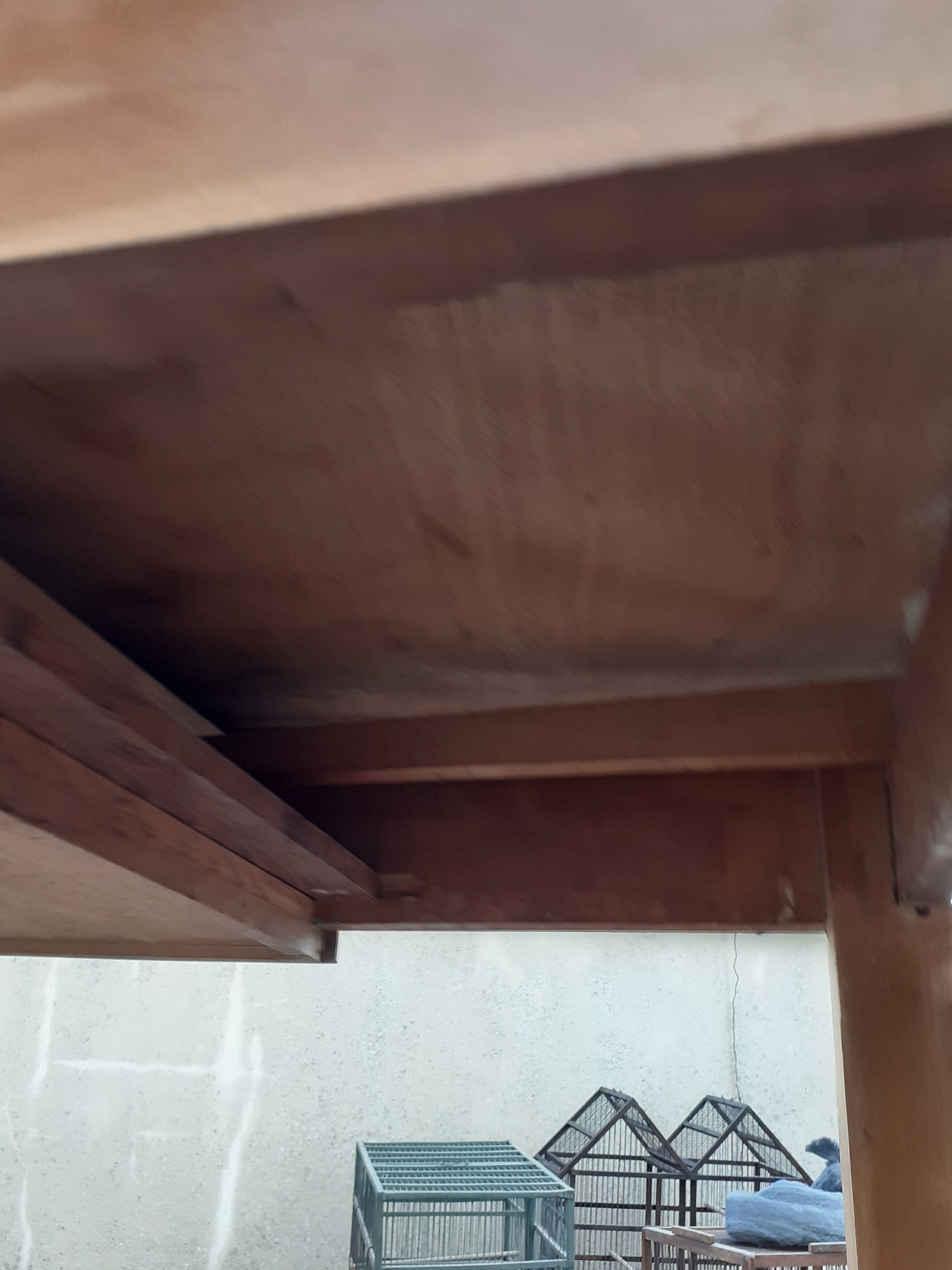 Vintage wooden formica kitchen table