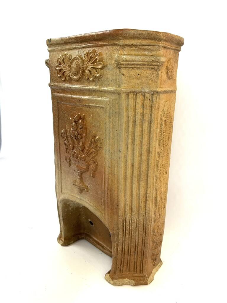 Terracotta garden fountain