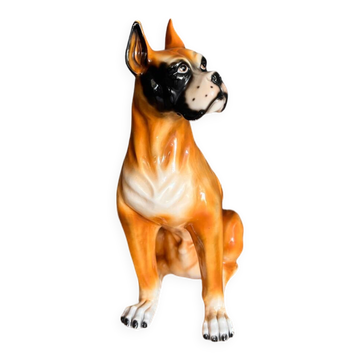 Chien en porcelaine