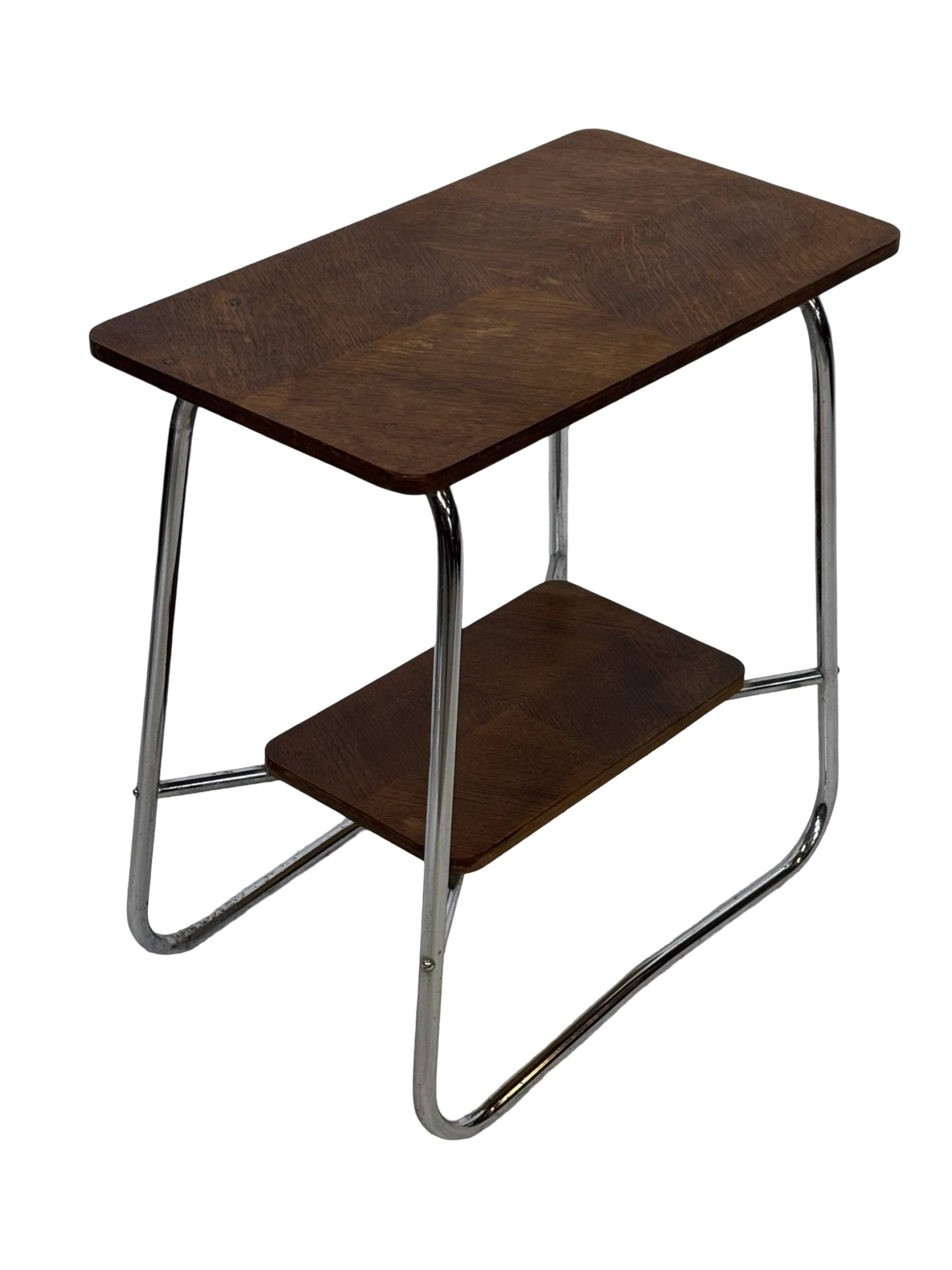 Vintage Art Deco / Bauhaus Style Side Table 60s