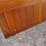 Vintage Scandinavian teak chest of drawers with 3 drawers and a chest