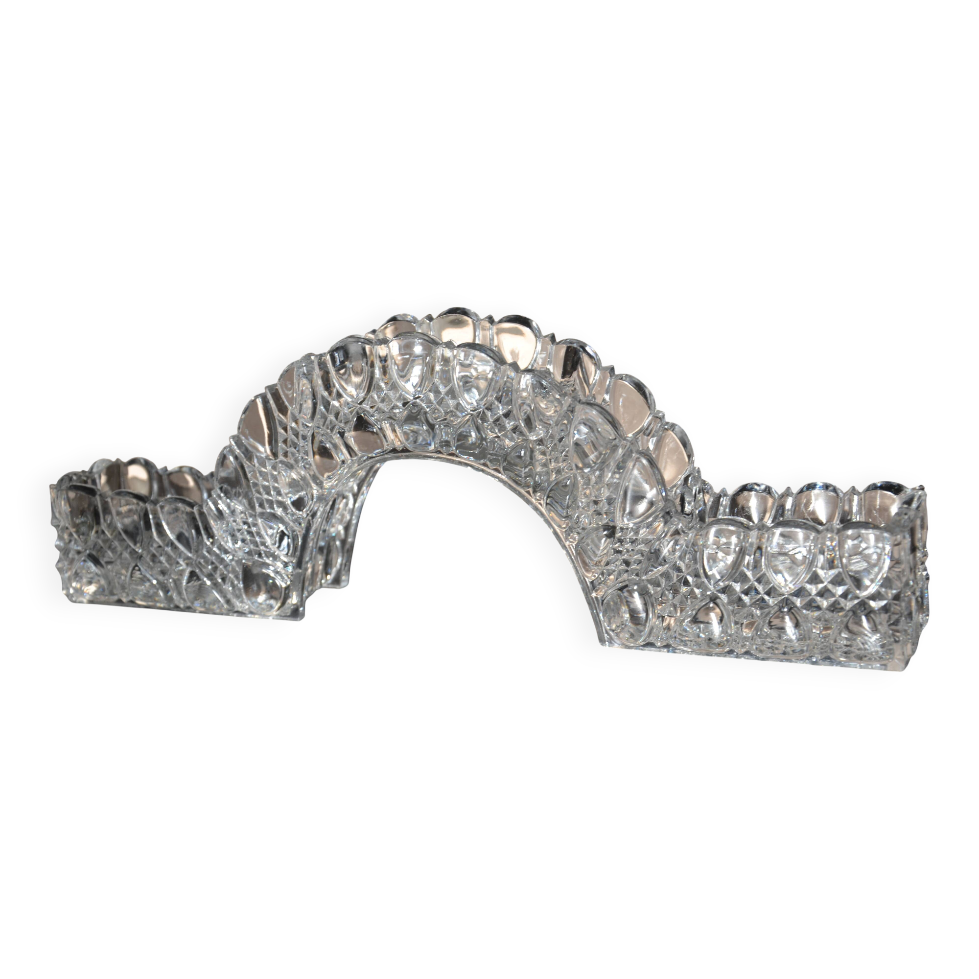 Crystal centerpiece/candle holder